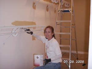 Painting the closet